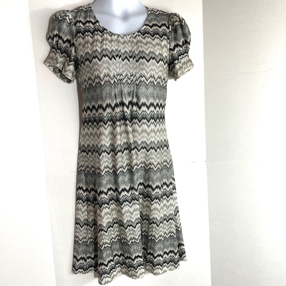 new directions dress, chevron print, size 6
